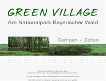 Tablet Screenshot of camping-bayrischerwald.de